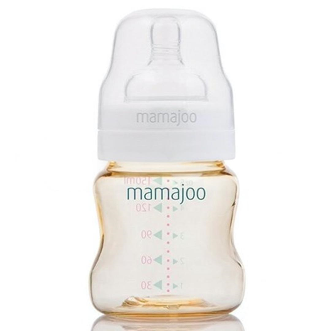Mamajoo PP Biberon 150 ml & Antikolik Biberon Emziği Small - Gold