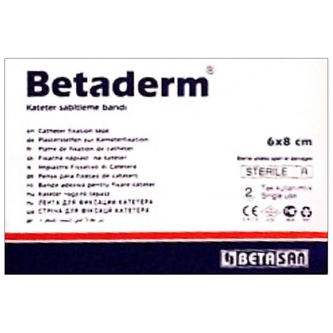 Betasan Betaderm Steril Kateter Sabitleme Bandı 6x8 cm Tekli