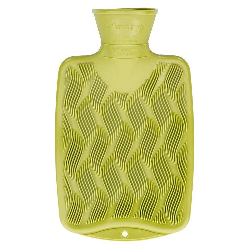 Fashy Termofor Çocuk Dalga Desen Sıcak Su Torbası - Kivi Yeşili 0,8 L