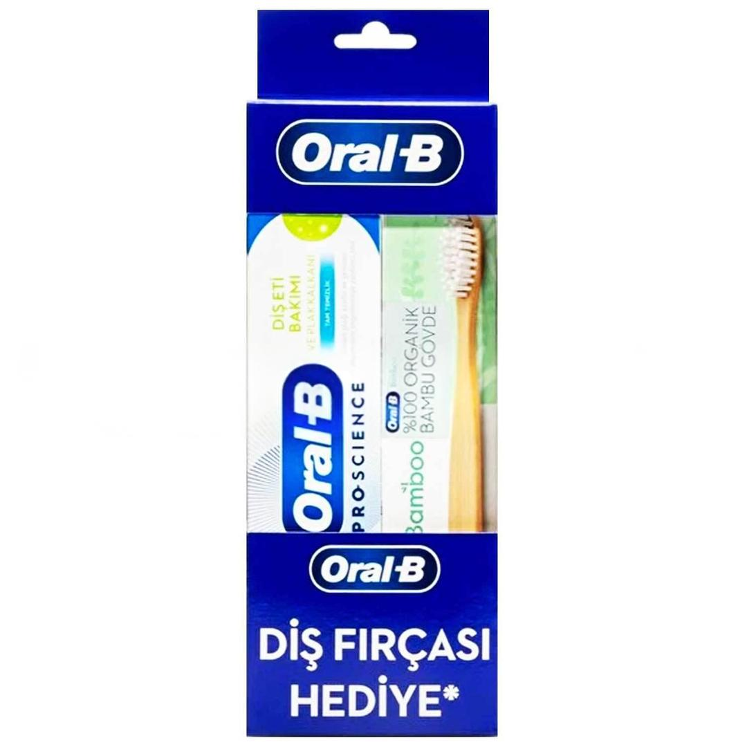 Oral-B Diş Eti Bakımı Diş Macunu 50 ml + Bamboo Diş Fırçası