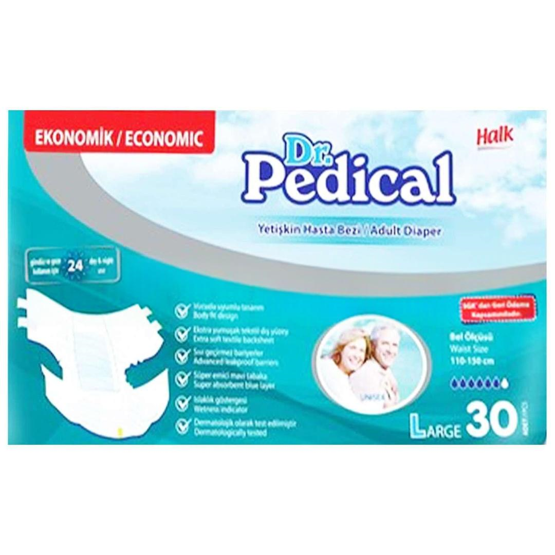 Dr. Pedical Yetişkin Hasta Bezi Large 30'lu