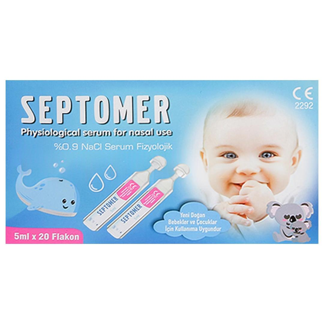 Septomer Serum Fizyolojik 20 Flakon 5 ml