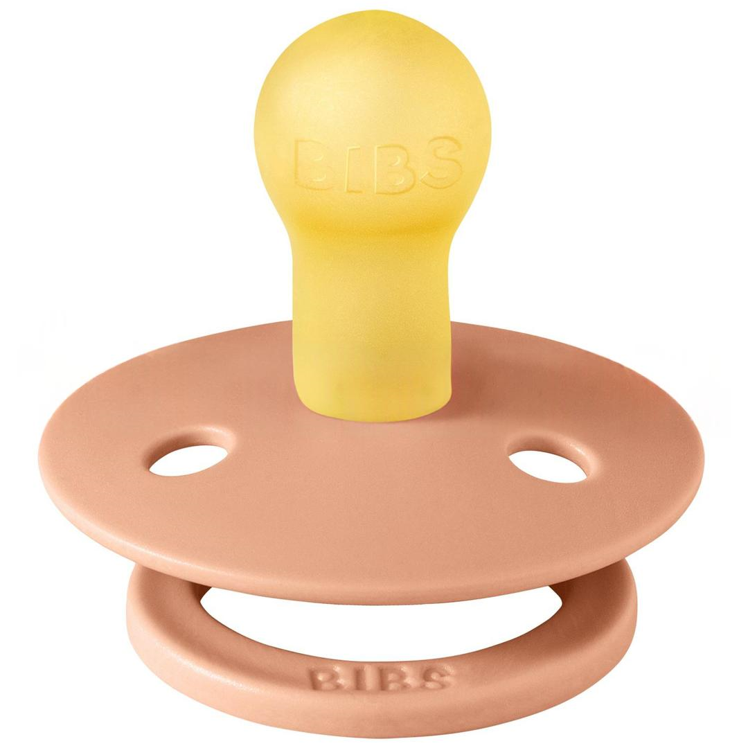 Bibs Colour Kauçuk 0-6 Ay Emzik - Peach