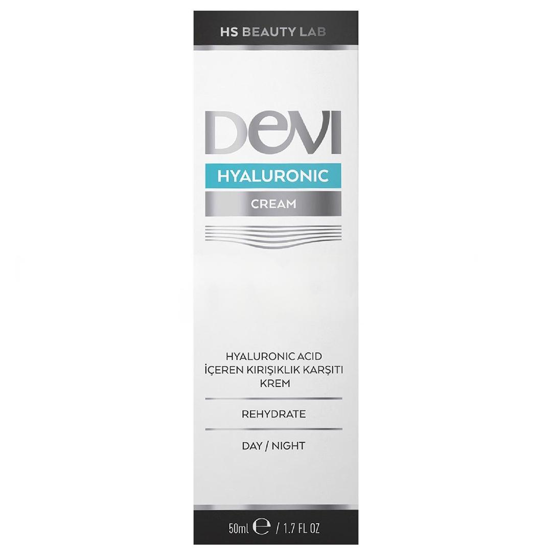 Devi Hyaluronic Acid Cream Bariyer Güçlendirici ve Kırışıklık Karşıtı Yoğun Nemlendirici Krem 50 ml