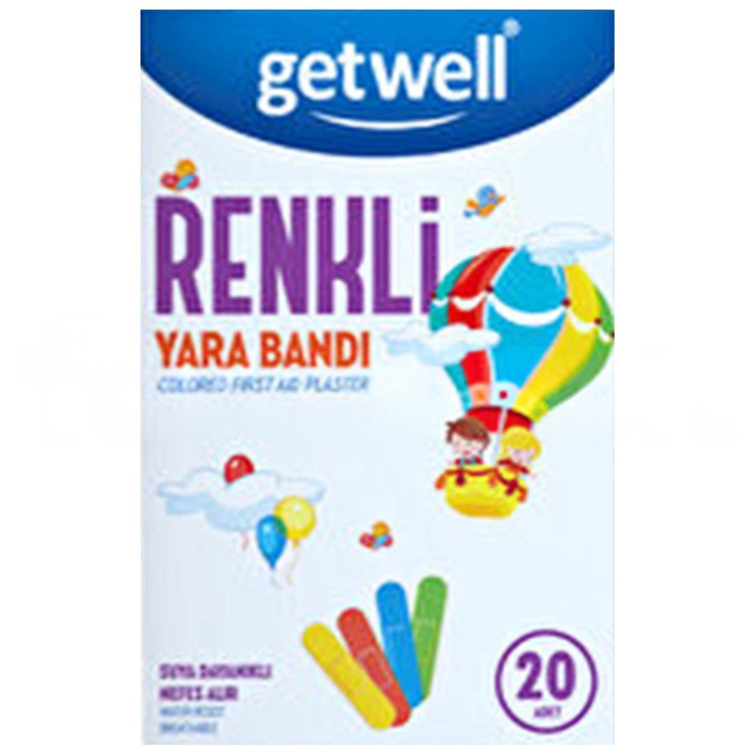Getwell Renkli Yara Bandı 20'li