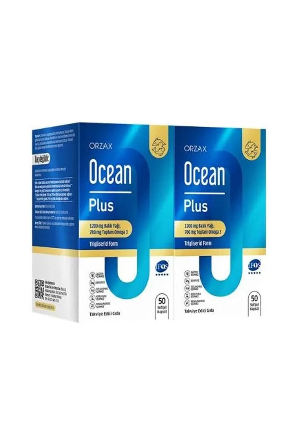 OCEAN PLUS 1200MG 50+50 SOFTGEL KAPSÜL 1 ALANA 1 HEDİYE KOFRE