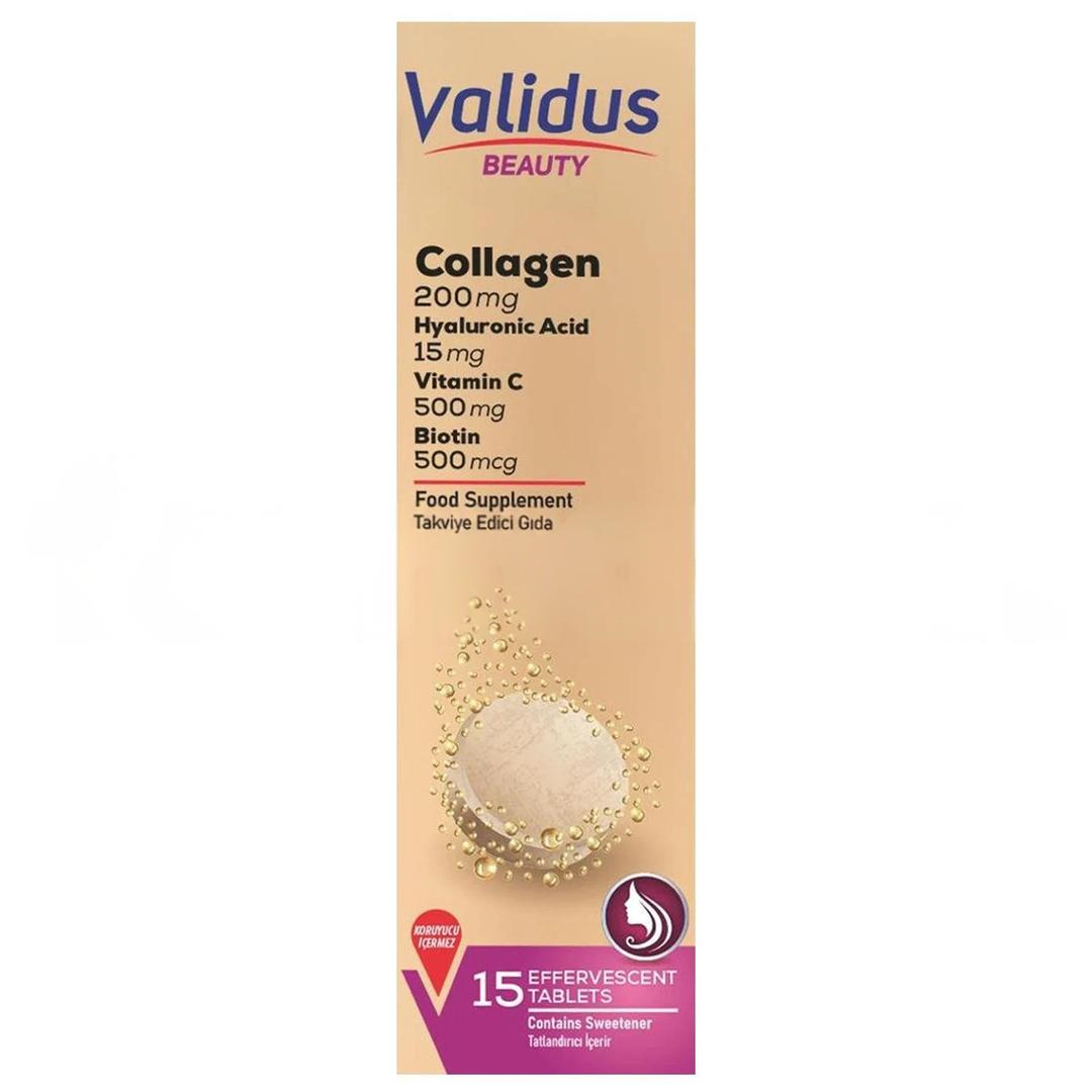 Validus Collagen Beauty 15 Efervesan Tablet