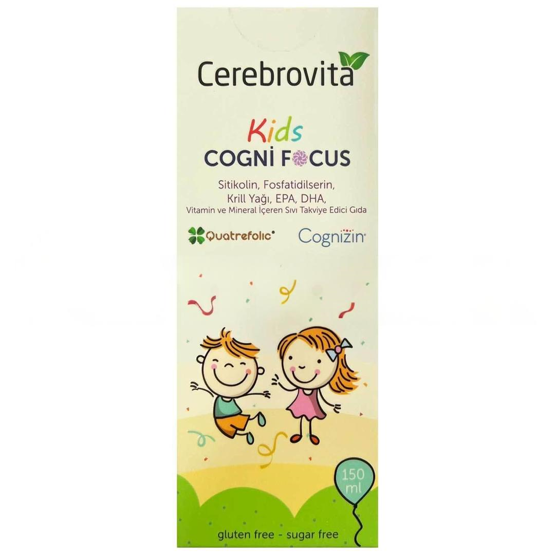 Cerebrovita Kids Cogni Focus Şurup 150 ml