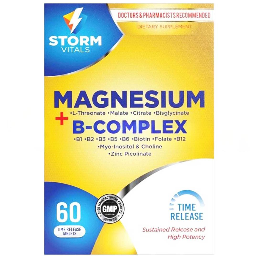 Storm Vitals Magnezyum B Complex 60 Tablet
