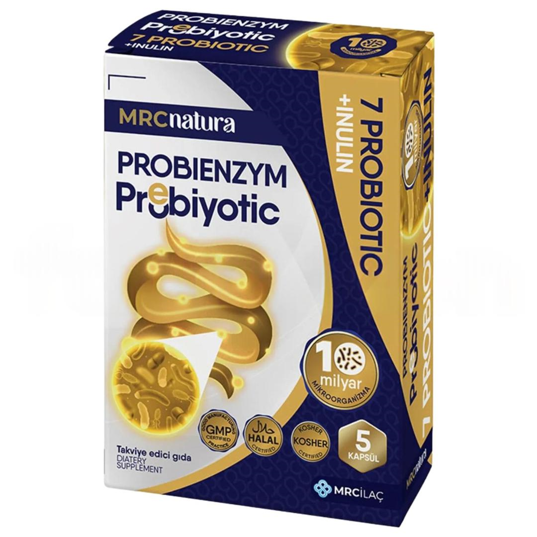 Mrc Natura Probienzym Probiyotik 10 Milyar Inulin Prebiyotik 5 Kapsül