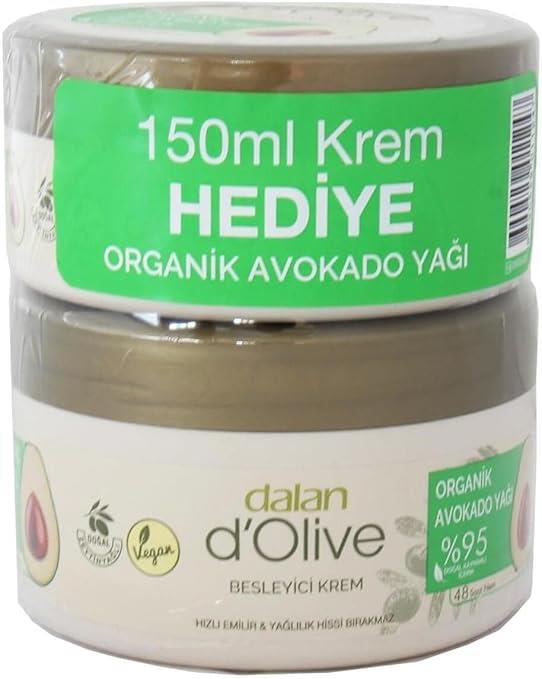 Dalan D'olive Besleyici Organik 250+150 ml Avokado Yağlı Kremi