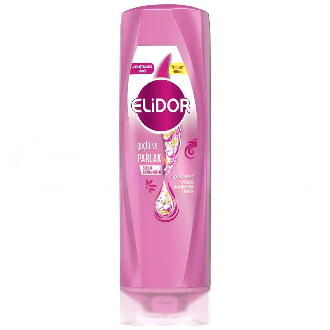 Elidor Superblend Serum Güçlü ve Parlak E-Vitamini Makademya Yağı Keratin Bakım Kremi 400 ml