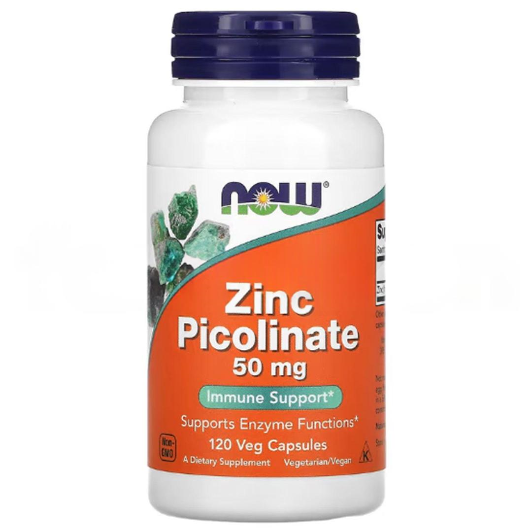 Now Foods Zinc Picolinate 50 mg 120 Veggie Capsules - İthal