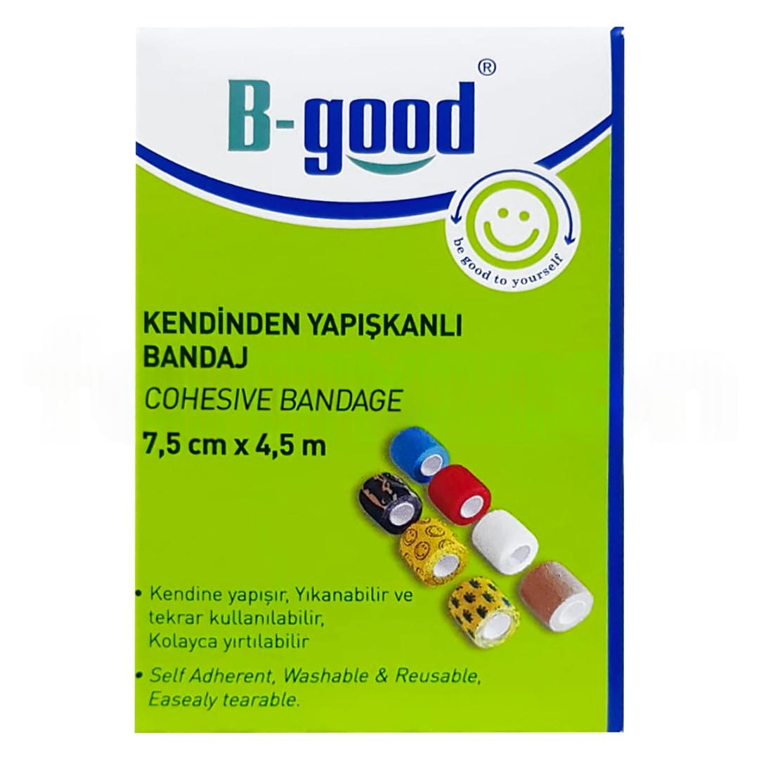 B-Good Kendinden Yapışkanlı Bandaj 7,5 cm x 4,5 m