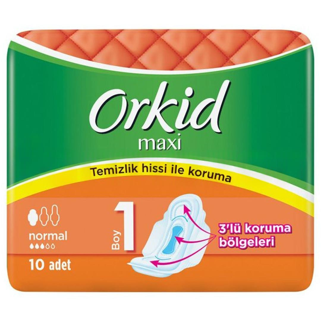 Orkid Maxi Hijyenik Ped Normal 10'lu