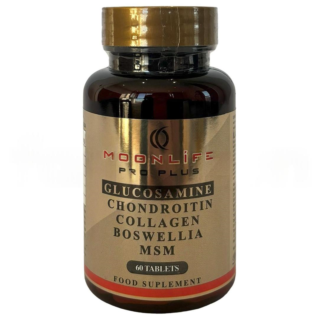 Moonlife Glucosamine Chondroitin Collagen Boswella MSM 60 Tablet