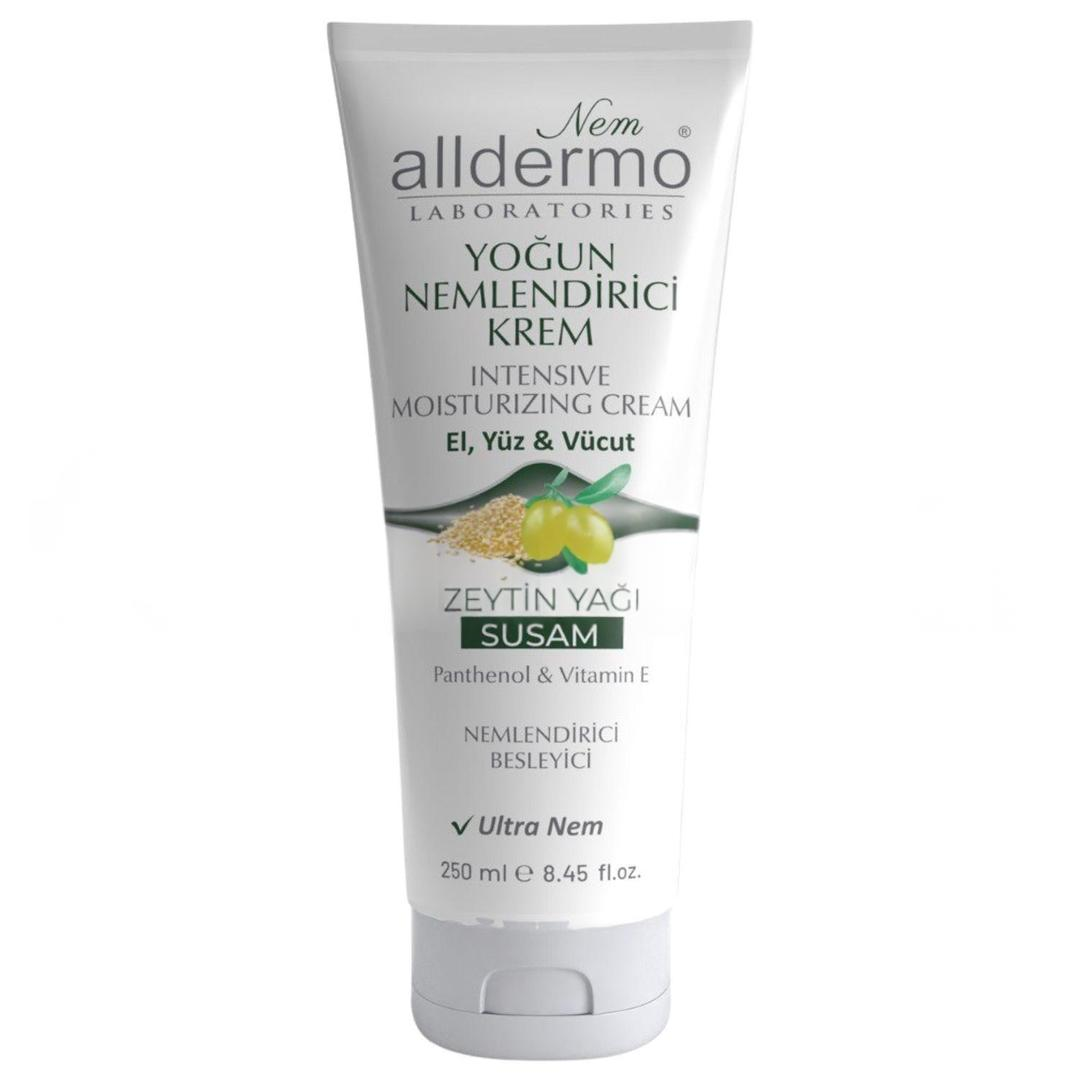 Alldermo Zeytinyağı Susam Tüp Nemlendirici El Kremi 250 ml