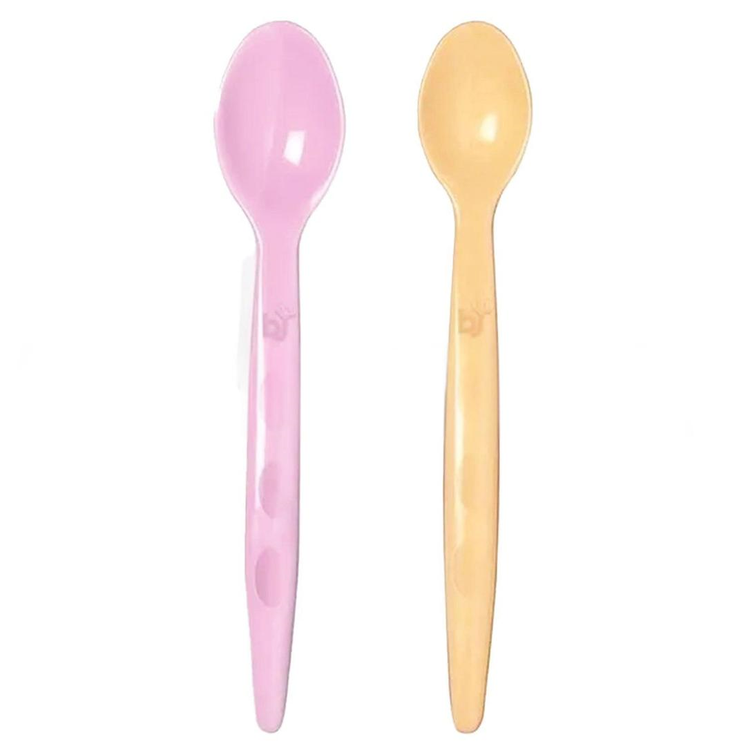 Babyjem İkili Mama Kaşığı - Pembe & Sarı