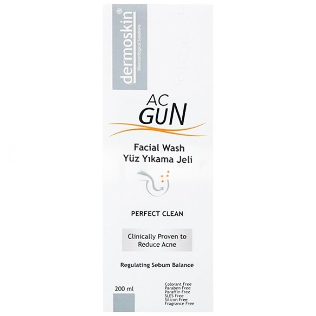 Dermoskin Acnegun Yüz Yıkama Jeli 200 ml - Eski Ambalaj