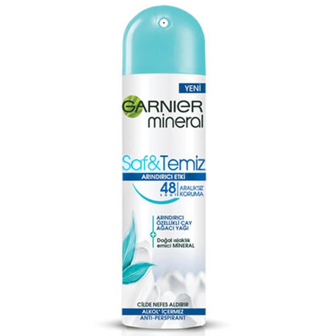 Garnier Mineral Deodorant Saf Temiz 150 ml - Eski Ambalaj