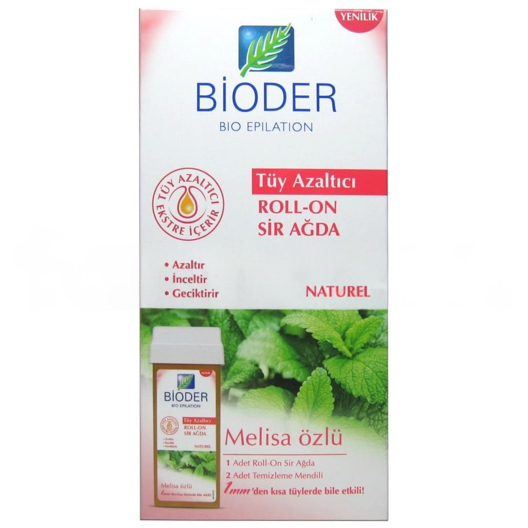 Bioder Tüy Azaltıcı Roll-On Sir Ağda Naturel