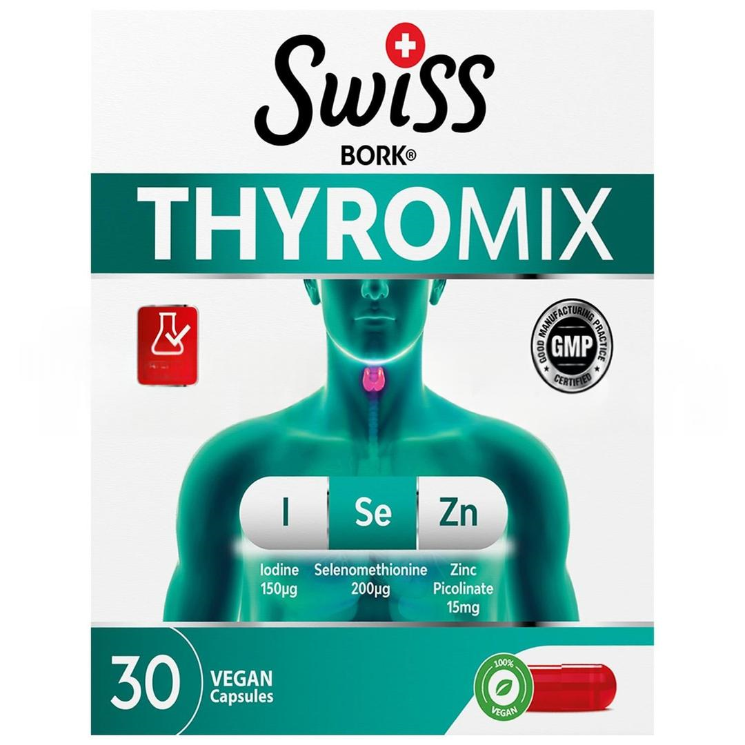 Swiss Bork Thyromix 30 Vegan Kapsül