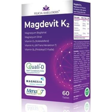 Magdevit K2 Magnezyum 60 Tablet