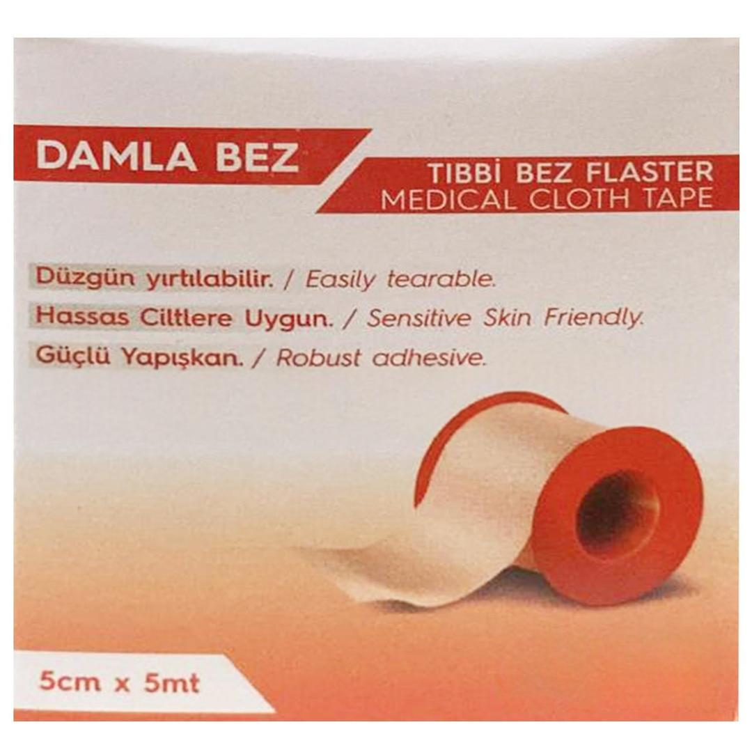 Damla Sağlık Bez Flaster 5 m x 5 cm