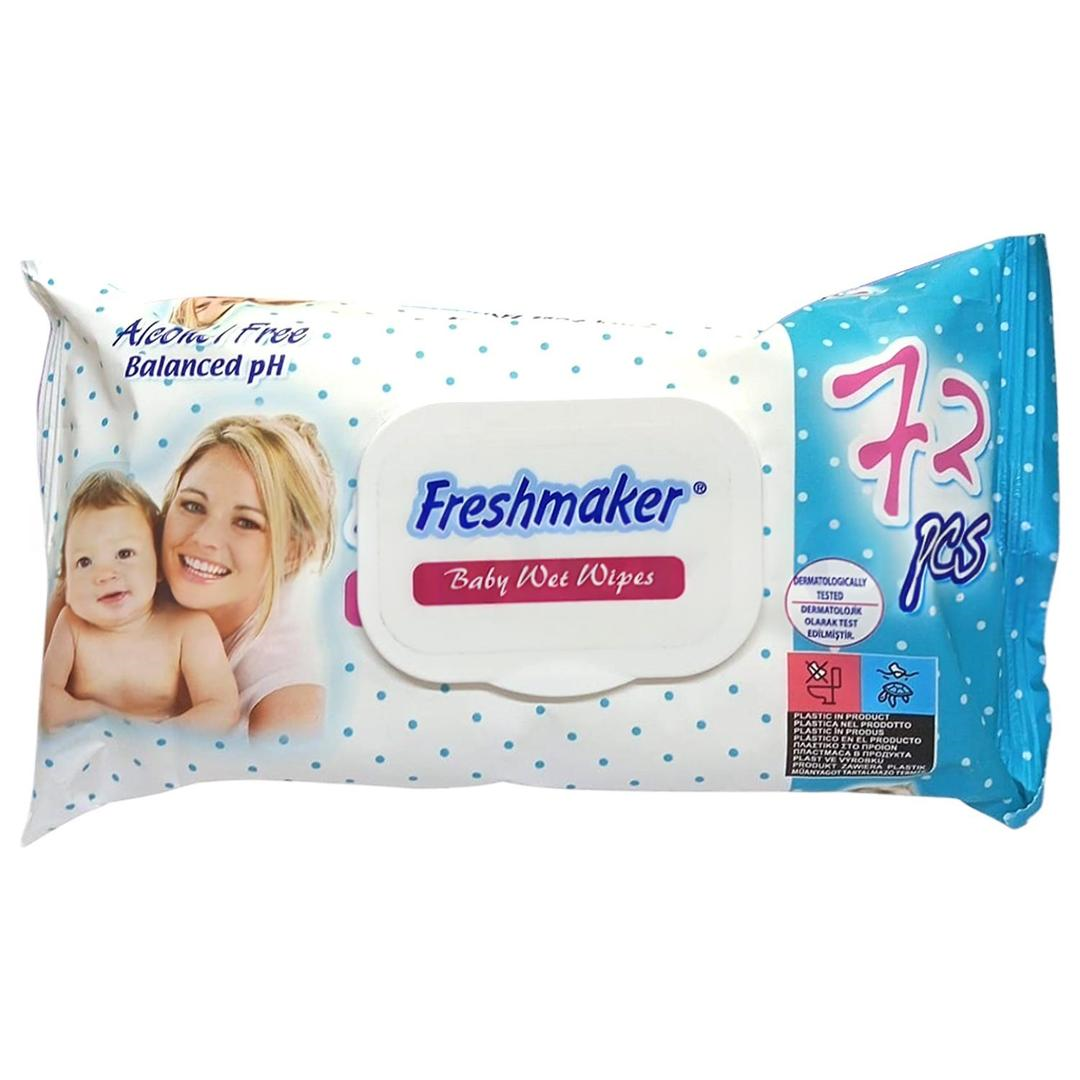 Freshmaker Baby Wet Wipes Islak Mendil 72'li