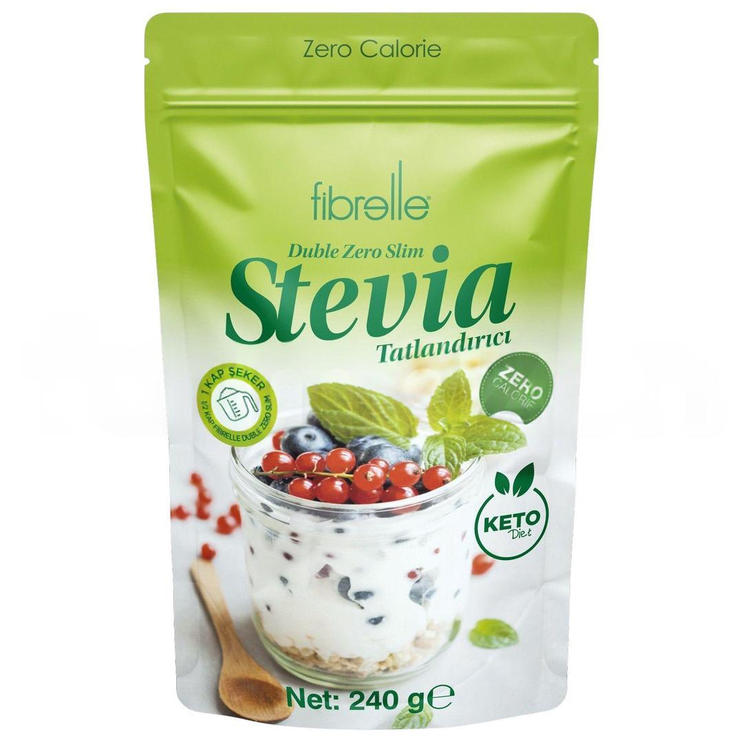 Fibrelle Duble Zero Slim Stevialı Tatlandırıcı 240 gr
