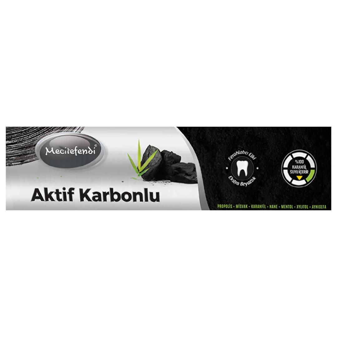 Mecitefendi Aktif Karbonlu Diş Macunu 75 ml