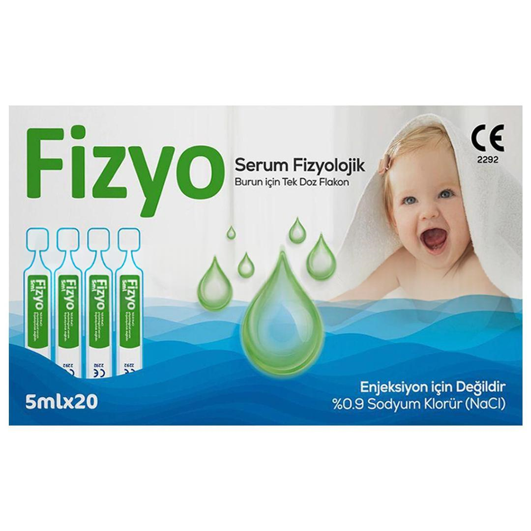 Fizyo Serum Fizyolojik 5 ml 20 Flakon
