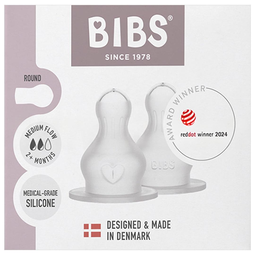 Bibs İkili Silikon Biberon Ucu Orta Akış