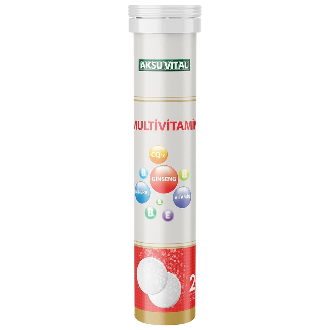 Aksu Vital Multivitamin Efervesan 20 Tablet