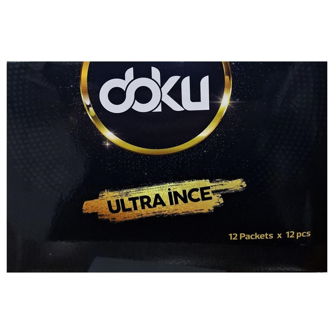 Doku Kayganlaştırıcılı Kokusuz Prezervatif Klasik 12x12 Adet
