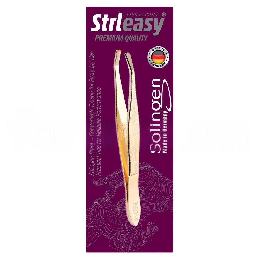Strleasy 6230 Solingen Gold Çelik Cımbız İnce Uç
