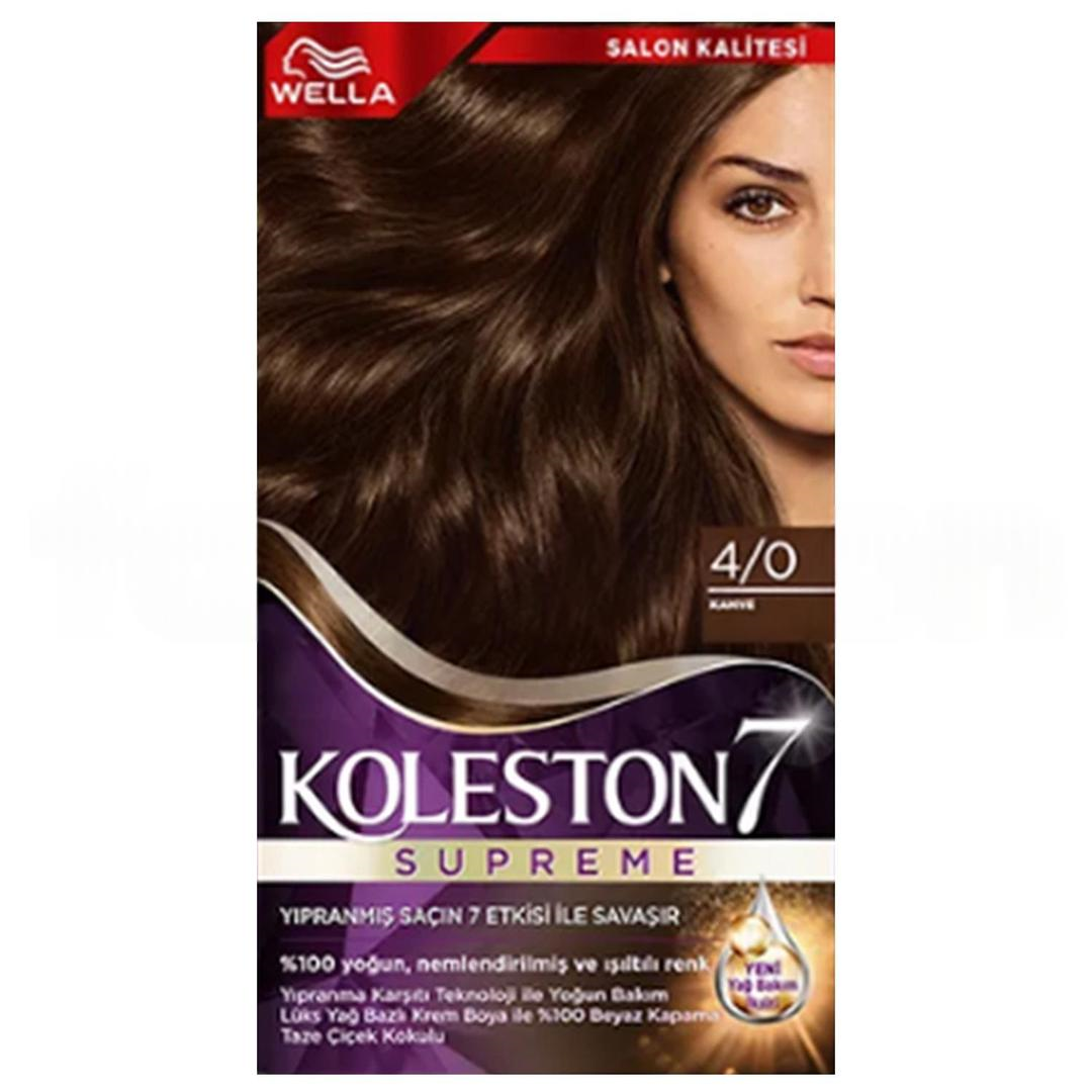 Koleston Supreme Saç Boyası 4/0 Kahve