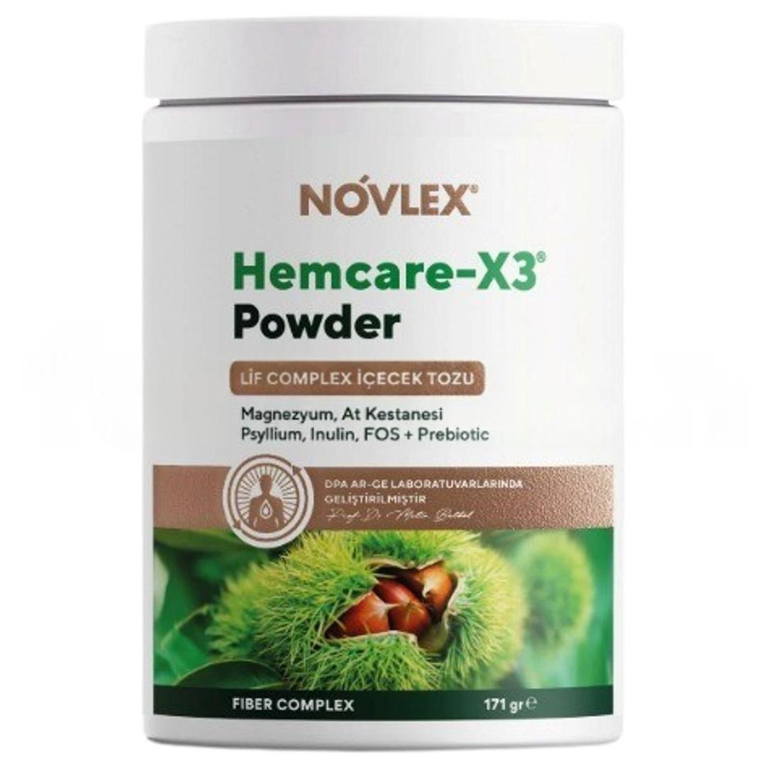 Novlex Hemcare-X3 Magnezyum Lif Kompleksi ve At Kestanesi Toz İçecek 171 gr