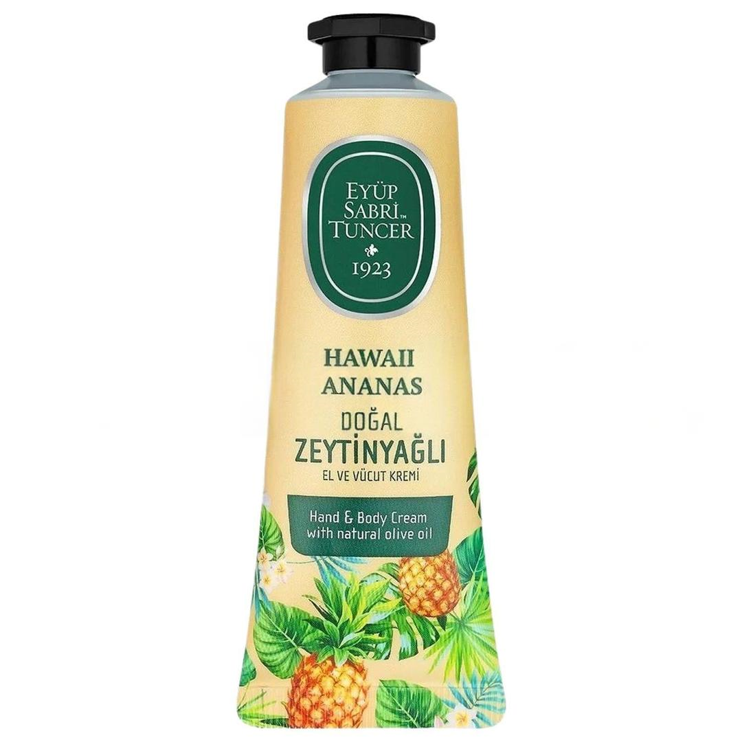 Eyüp Sabri Tuncer Hawaii Ananas Doğal Zeytinyağlı El ve Vücut Kremi 50 ml