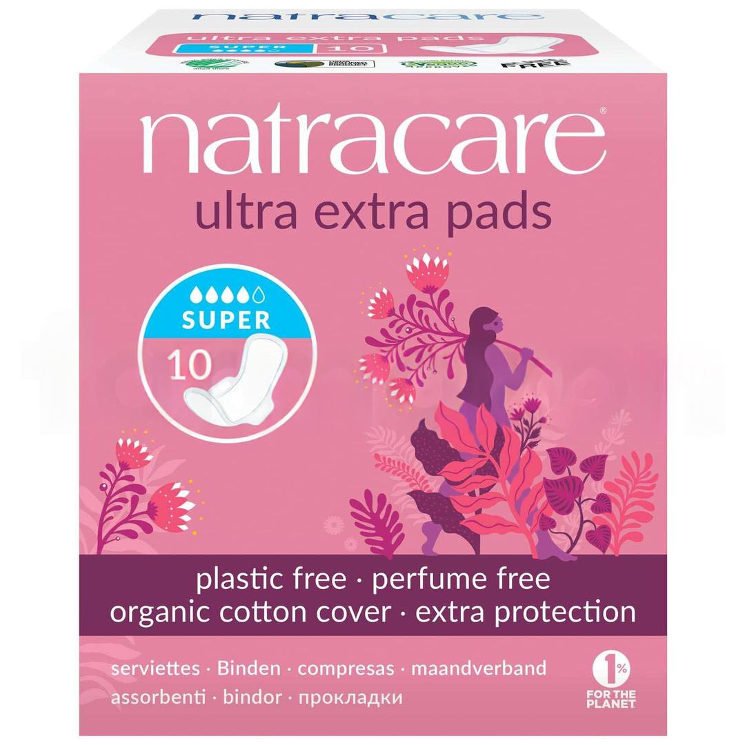 Natracare Ultra Ekstra Ped Super 10'lu