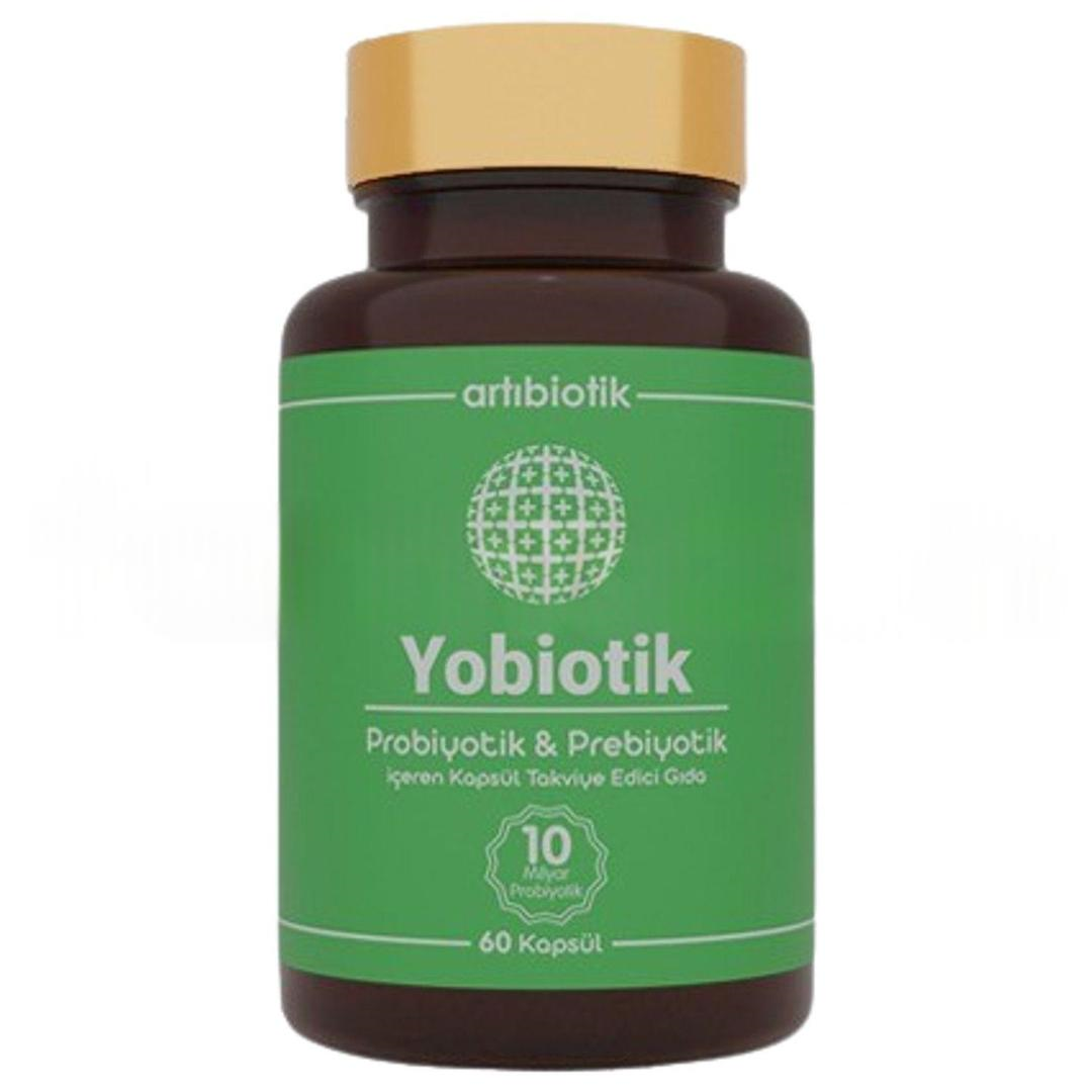 Artıbiotik Yobiotik Probiyotik Prebiyotik 60 Kapsül