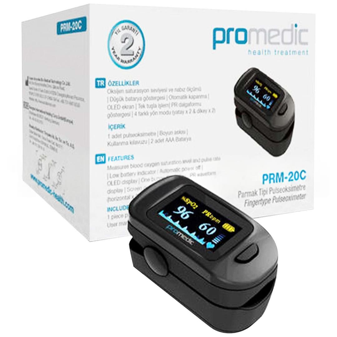 Promedic PRM-20C Parmak Tipi Pulsoksimetre Cihazı