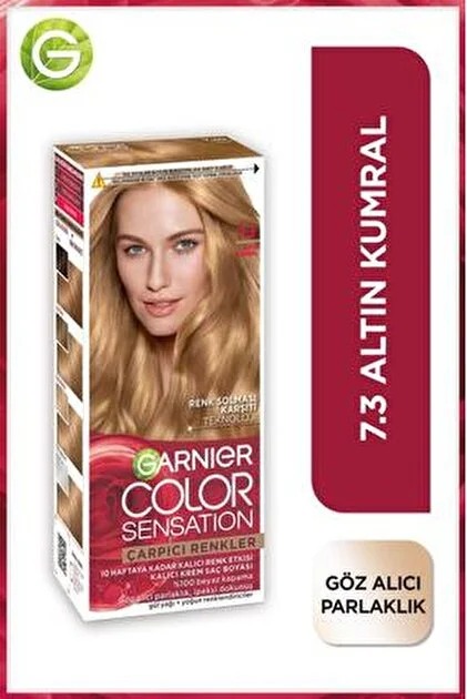 Garnier Çarpıcı Renkler 7.3 Altın Kumral Saç Boyası