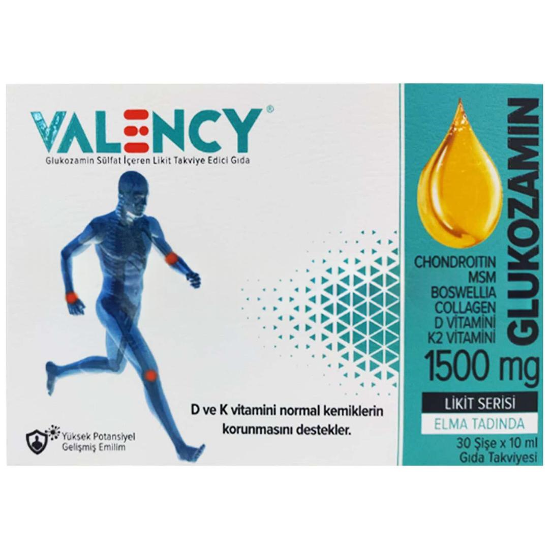 Valency Likit Glukozamin 1.500 mg 30'lu Flakon