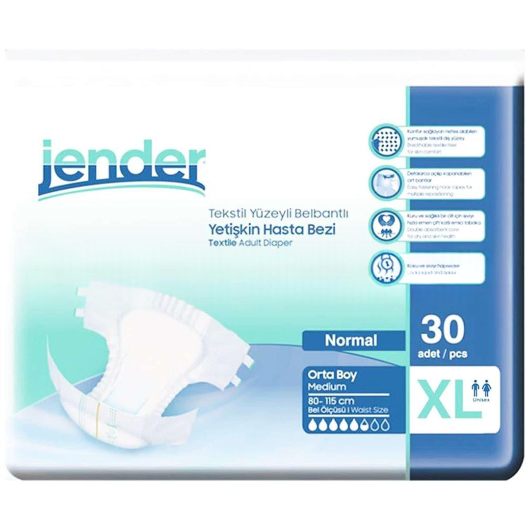 Jender Hasta Bezi Tekstil Yüzeyli Bel Bantlı xLarge 30'lu