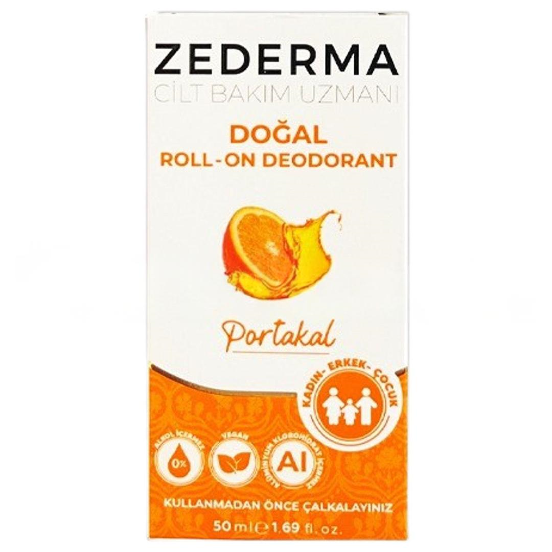 Zederma Doğal Roll-On Deodorant Portakal 50 ml