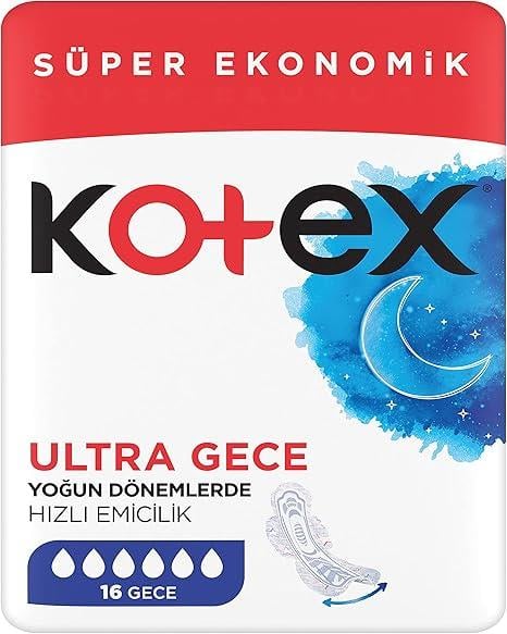 KOTEX ULTRA QUADRO GECE (16X12)     