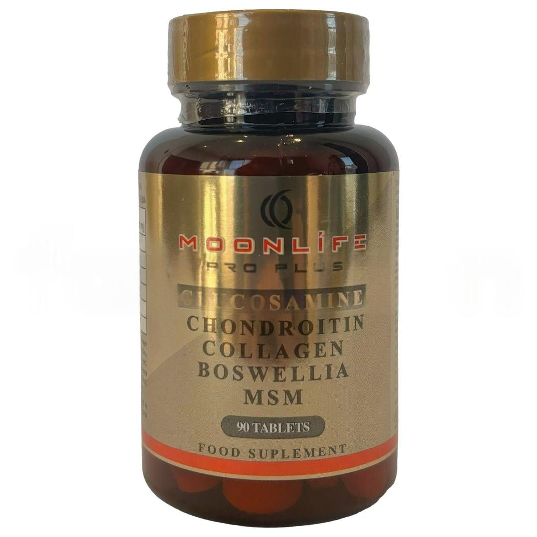 Moonlife Glucosamine Chondroitin Collagen Boswella MSM 90 Tablet