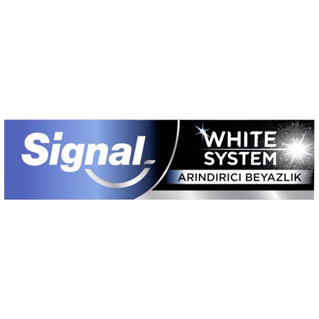 Signal Diş Macunu White System Arındırıcı Beyazlık Aktif Karbon 75 ml