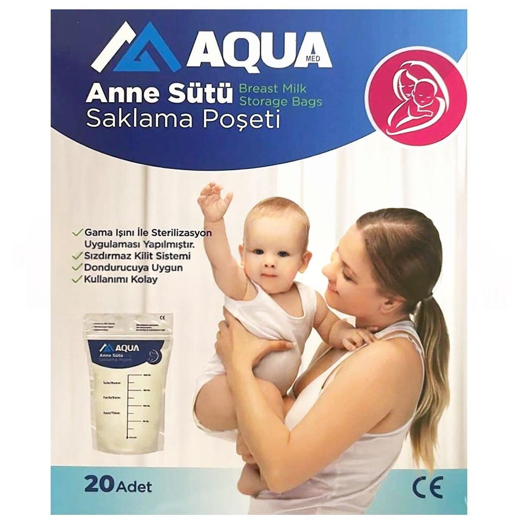 Aqua Anne Sütü Saklama Poşeti 20'li